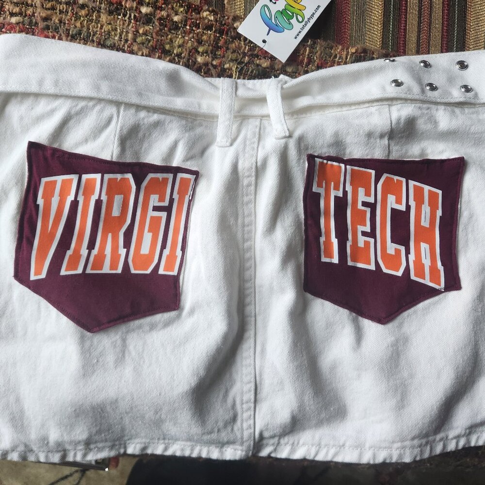 VIRGINIA TECH MINI SKIRT-******BRAND NEW w/TAGS size Large  VTech
